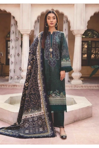 Mausummery Khaddar Dress by dhaga.pk