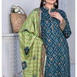 qalamkar linen dress by dhagapk