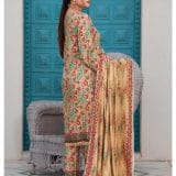 qalamkar linen dress by dhagapk