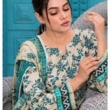 qalamkar linen dress by dhagapk