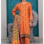 qalamkar linen dress by dhagapk