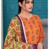qalamkar linen dress by dhagapk