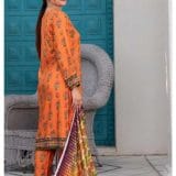 qalamkar linen dress by dhagapk