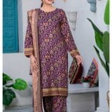 qalamkar linen dress by dhagapk