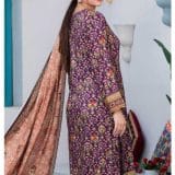 qalamkar linen dress by dhagapk