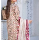 qalamkar linen dress by dhagapk